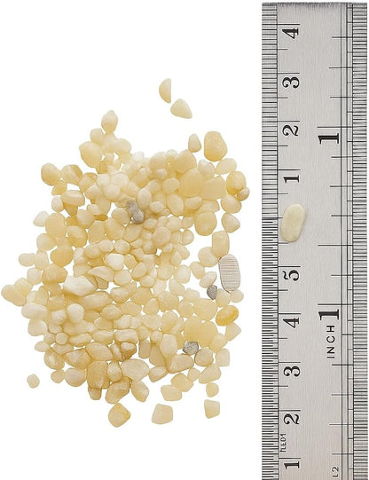 WALMOH Gold Sicila Gel Gravel Stones 3-5mm, Pack of 1/2 Kg (500G), Premium Quality for Vase Filling, Gradening, Landscaping & Decoration.