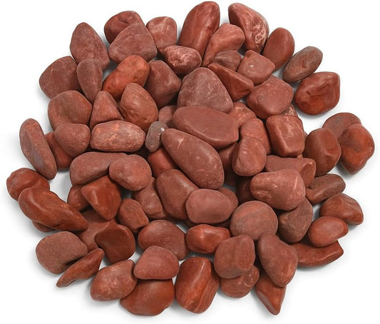 WALMOH Aquarium Gravel River Rock - Natural Highly Premium Polished Decorative Gravel, for Aquariums, Landscaping, Vase Fillers 1 KG (Brwon)