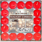 WALMOH 100 Pcs Tea Light Candles, Decorative & Festive, RED, Pack of 100, upto 4 Hours Burning Time
