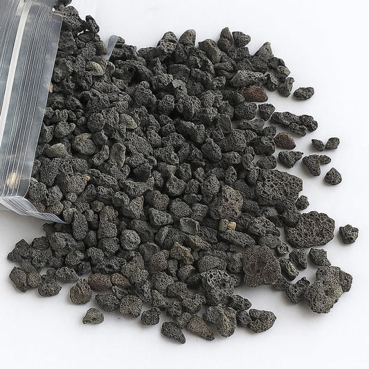 Black Horticultural Lava Rock Soil Additive for Cacti Succulents Plants No Dyes or Chemicals 100% Pure Volcanic Rock 2 LB (900 Grams) Top Dressing