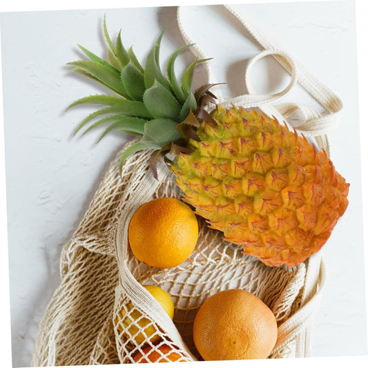 WALMOH Artificial Pineapple Fruit Ornament, 8.2 Inches and 3inches Diameter, Realistic Simulation, for Home Decor, Feels like Real and Fresh.